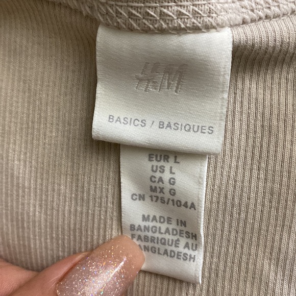 H & M ribbed tank bodysuit - Picture 2 of 2